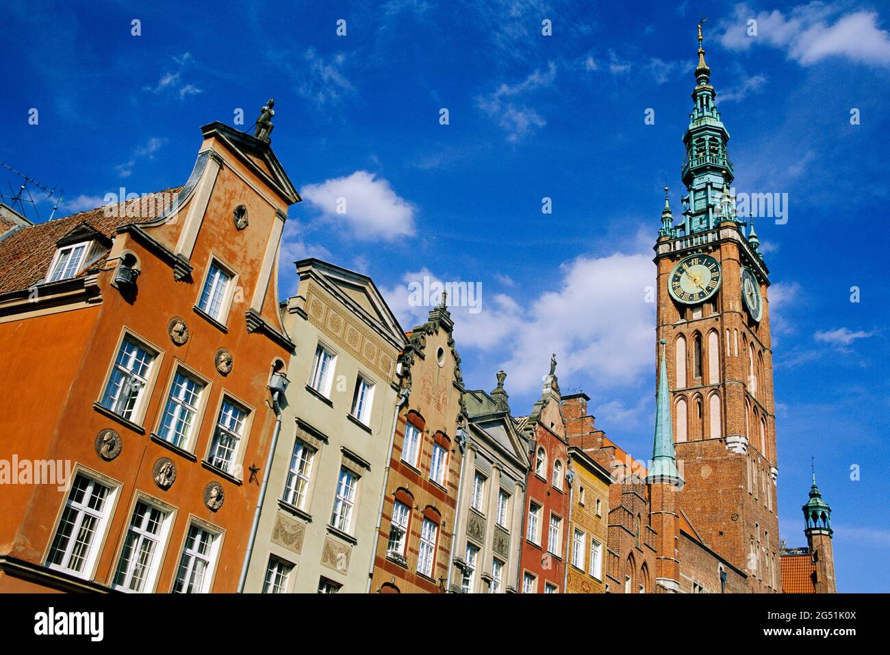 Altes Rathaus, Danzig, Polen Stockfoto