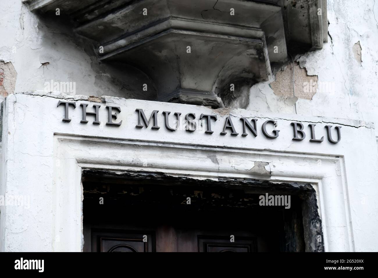 The Mustand Blu, ein stilvolles Designer-Boutique-Hotel, das von der Stylistin Ananda Chalardcharen in Chinatown, Bangkok, Thailand, entworfen wurde. Stockfoto