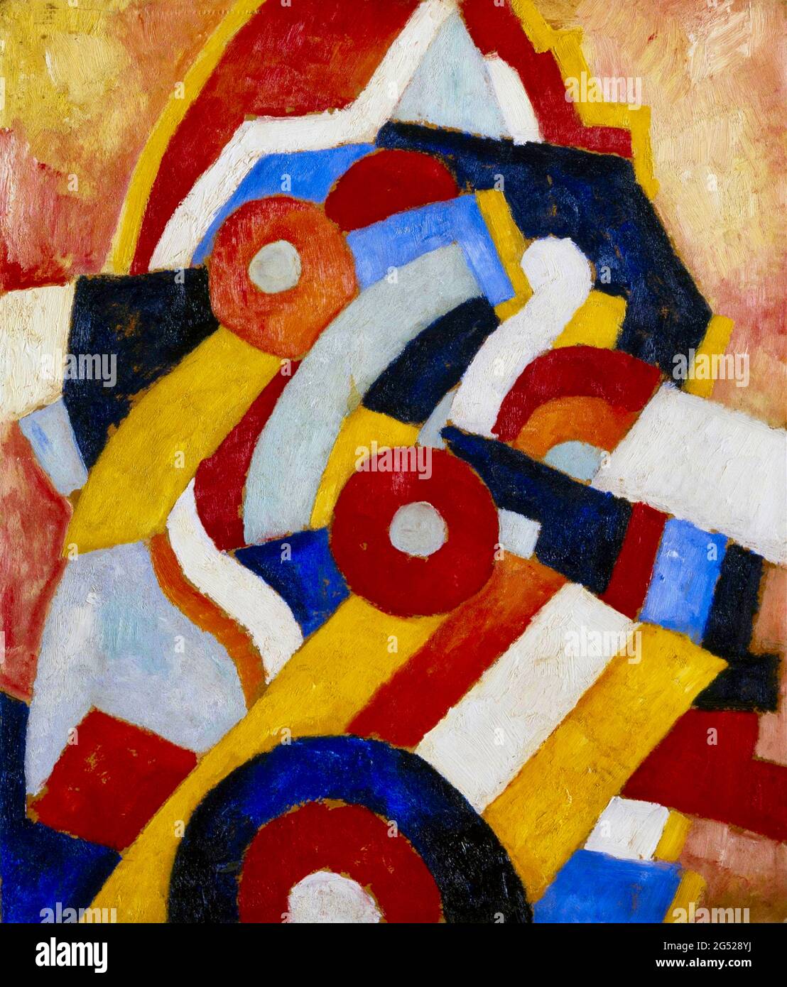 Marsden Hartley Kunstwerk - Abstraktion - 1914 Stockfoto