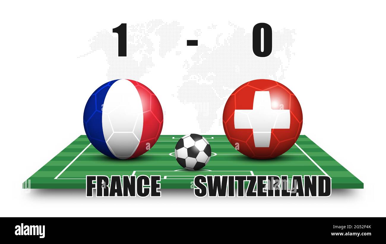 Fußball auf Flagge Frankreich abstrakte Hintergründe Stock-Vektorgrafik -  Alamy