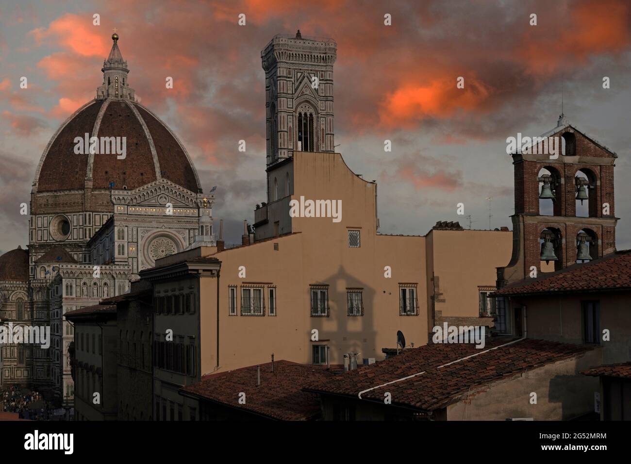 Kathedrale von Florenz, italien, die Cattedrale di Santa Maria del Fiore Stockfoto