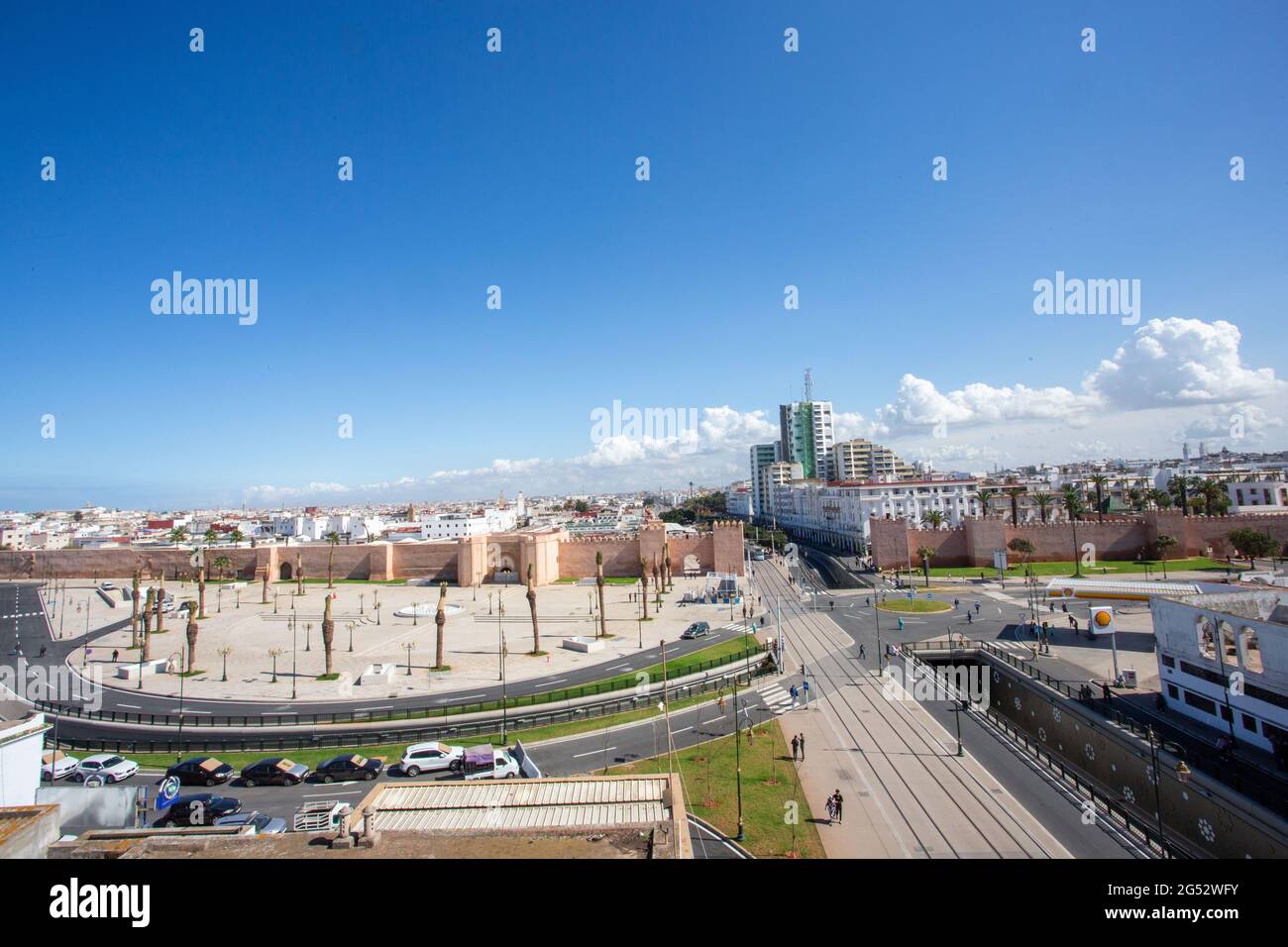 RABAT, die Hauptstadt Marokkos Stockfoto