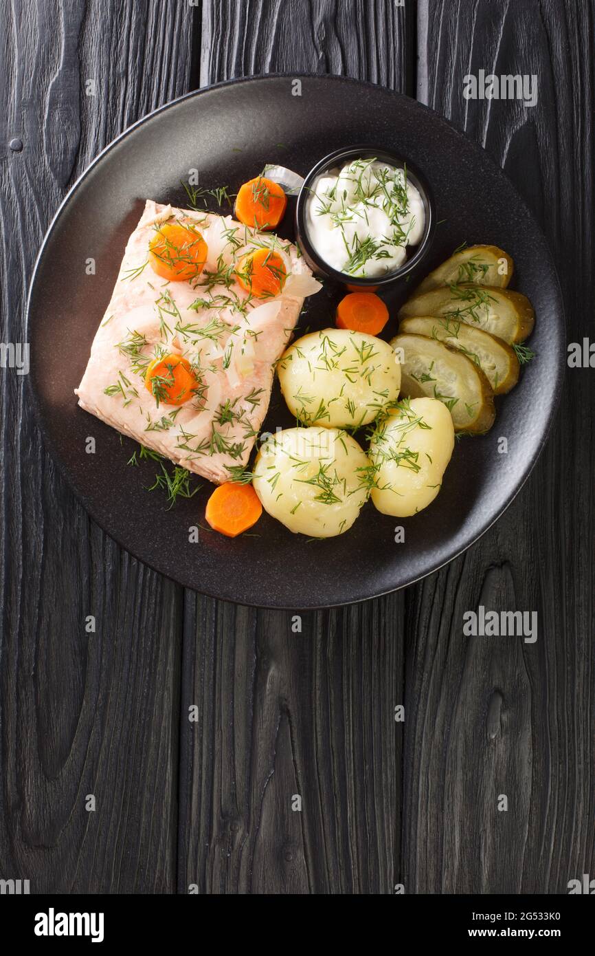 Pochierte lachs neue kartoffeln -Fotos und -Bildmaterial in hoher ...
