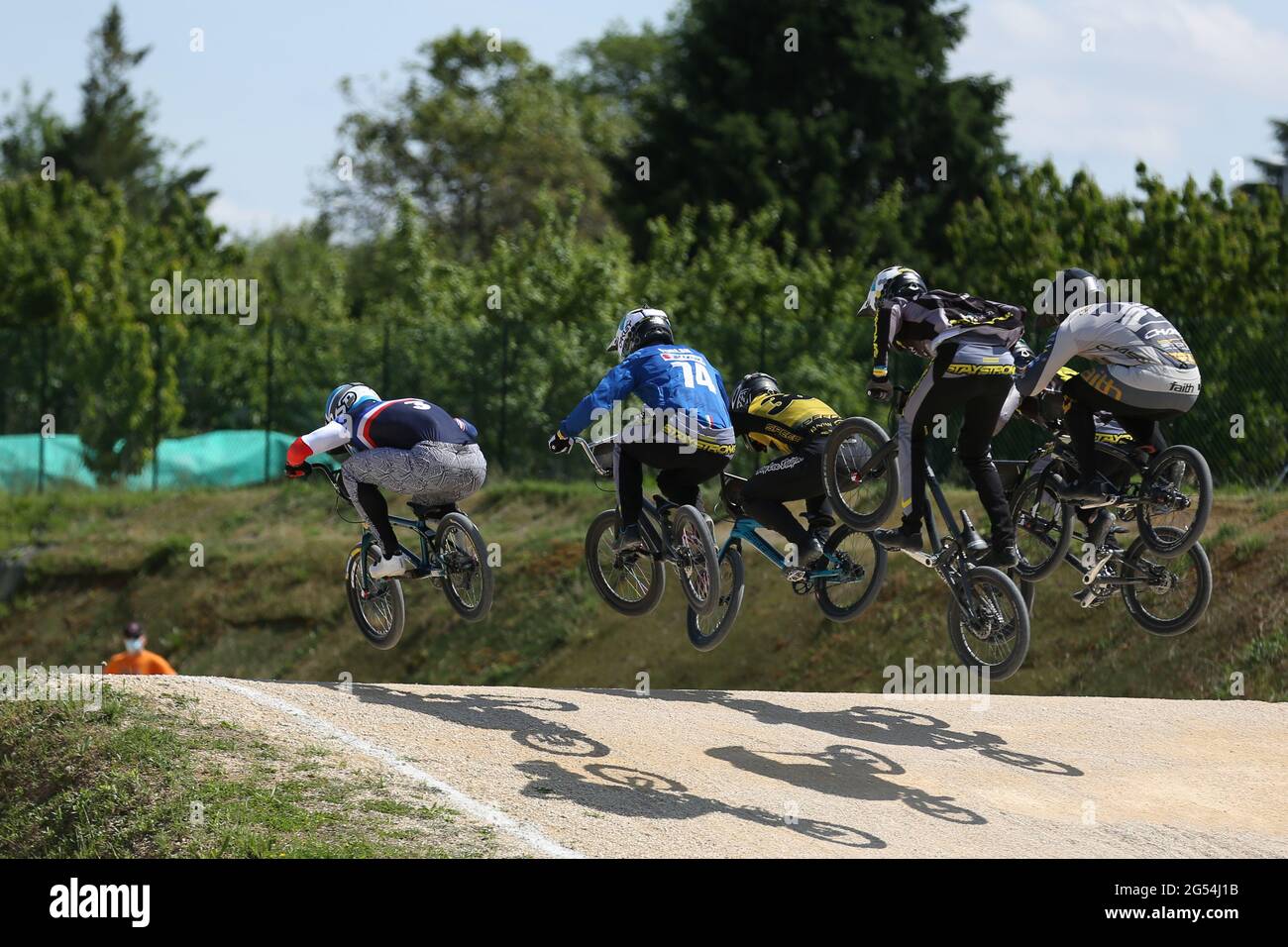 Sylvain ANDRE aus Frankreich (3) tritt am 8. Mai 2021 in Verona ...