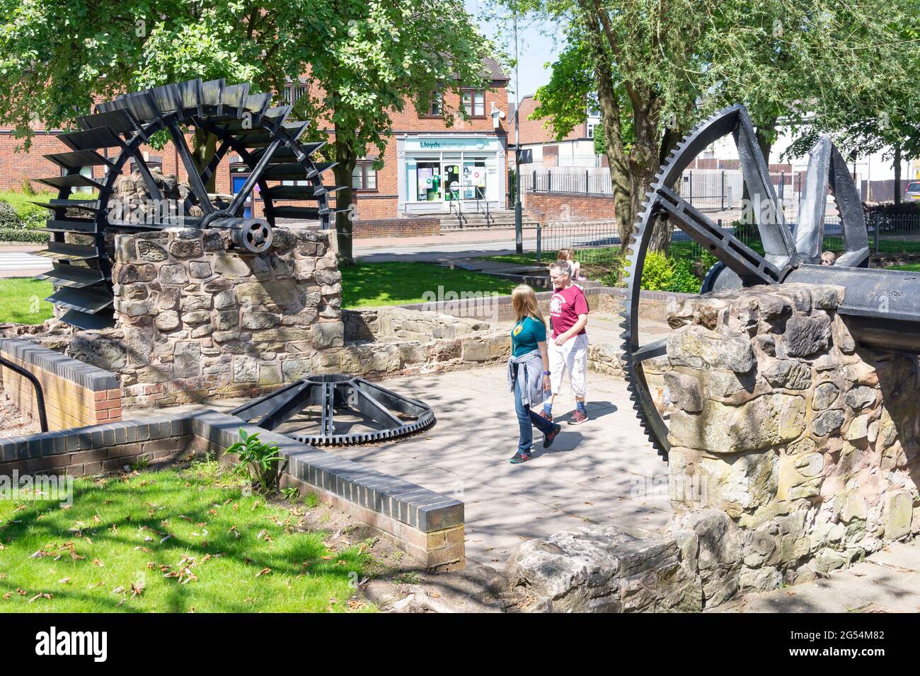 Die alte Town Mill, Mill Bank, Stafford, Staffordshire, England, Vereinigtes Königreich Stockfoto