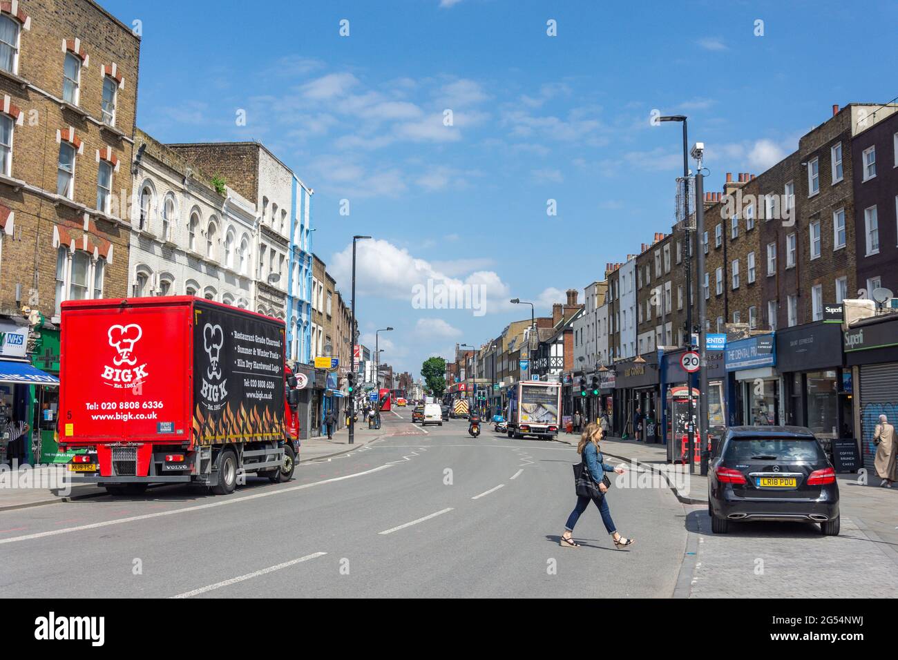 Camden High Street, Camden Town, London Borough of Camden, Greater London, England, Vereinigtes Königreich Stockfoto