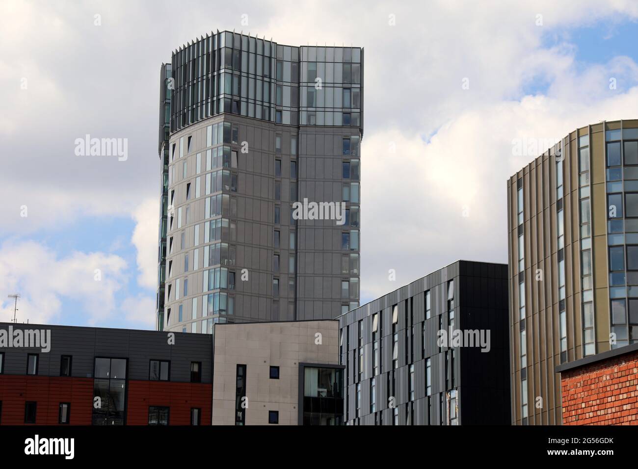 Luxus-Wohnimmobilie im Baltic Triangle-Viertel in Liverpool Stockfoto