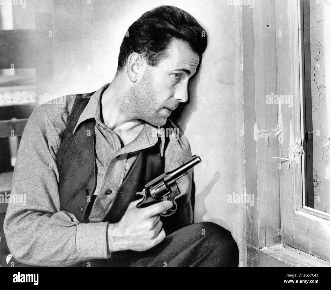 HUMPHREY BOGART als Duke Mantee in THE PETRIFIED FOREST 1936 Regisseur ARCHIE MAYO spielt Robert E. Sherwood Drehbuch Charles Kenyon und Delmer Daves Warner Bros Stockfoto