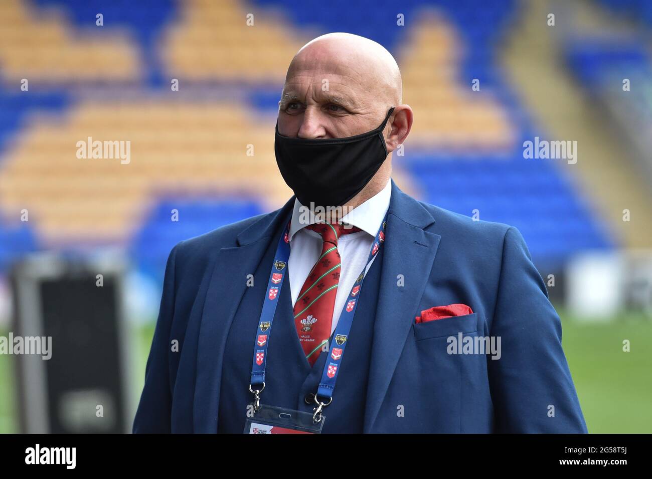 Warrington, Großbritannien. Juni 2021. Gareth Kear, CEO von Wales, am 6/25/2021 in Warrington, Großbritannien. (Foto von Richard Long/ RL Photography/News Images/Sipa USA) Quelle: SIPA USA/Alamy Live News Stockfoto