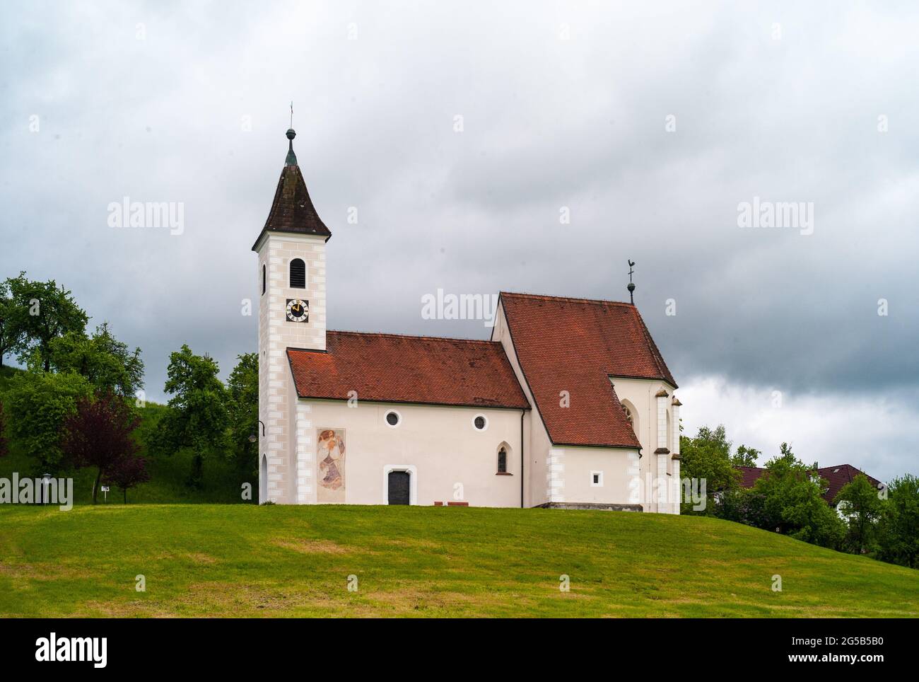 Eisenreichdornach Kirche in Amstetten, Österreich Stockfoto