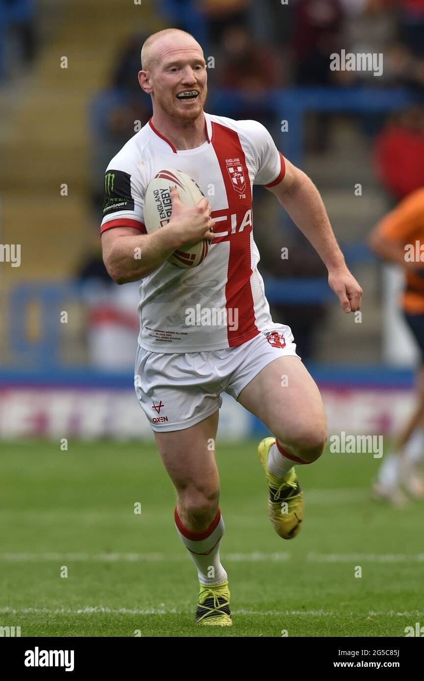 Liam Farrell aus England während des Spiels Stockfoto