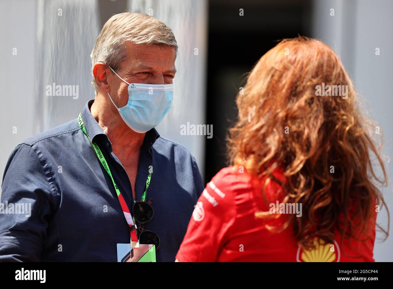 Spielberg, Österreich. Juni 2021. Fritz Enzinger (GER) Leiter Porsche Motorsport & Leiter Volkswagen Group Motorsport. Steiermark Grand Prix, Samstag, 26. Juni 2021. Spielberg, Österreich. Quelle: James Moy/Alamy Live News Stockfoto