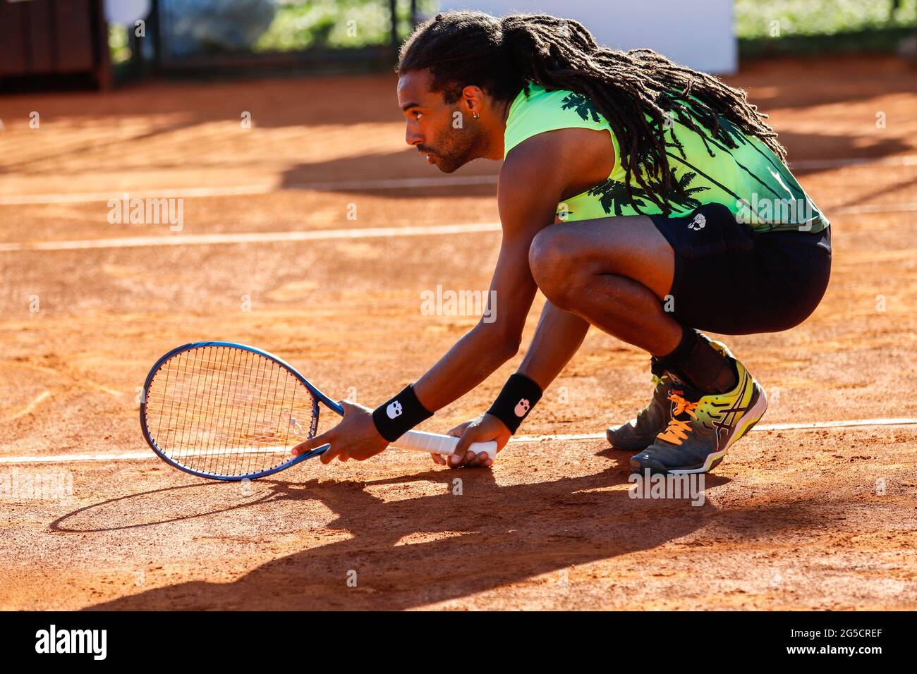 Dustin Brown beim ATP Challenger Milano 2021, Tennis Internationals, Mailand, Italien, 25. Juni 2021 - Foto .LiveMedia/Roberta Corradin Stockfoto