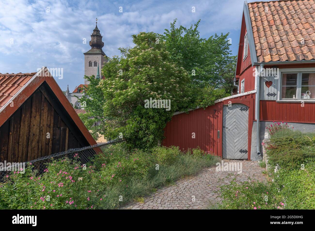Visby, Gotland, Schweden Stockfoto