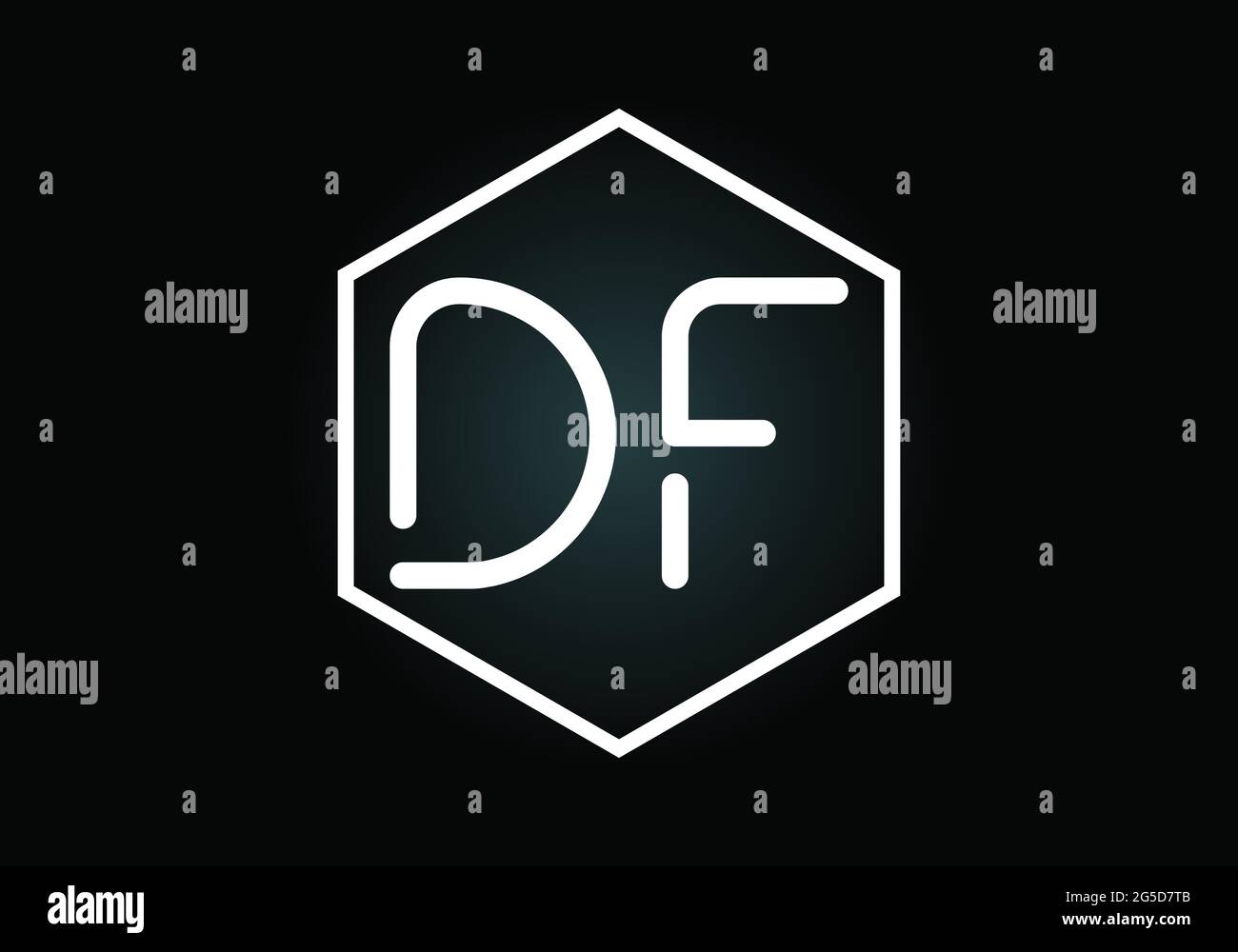 Ursprüngliches DF-Letter-Logo mit Vektorvorlage für kreative moderne Business-Typografie. Kreativer abstrakter Monogramm-Buchstabe DF Stock Vektor