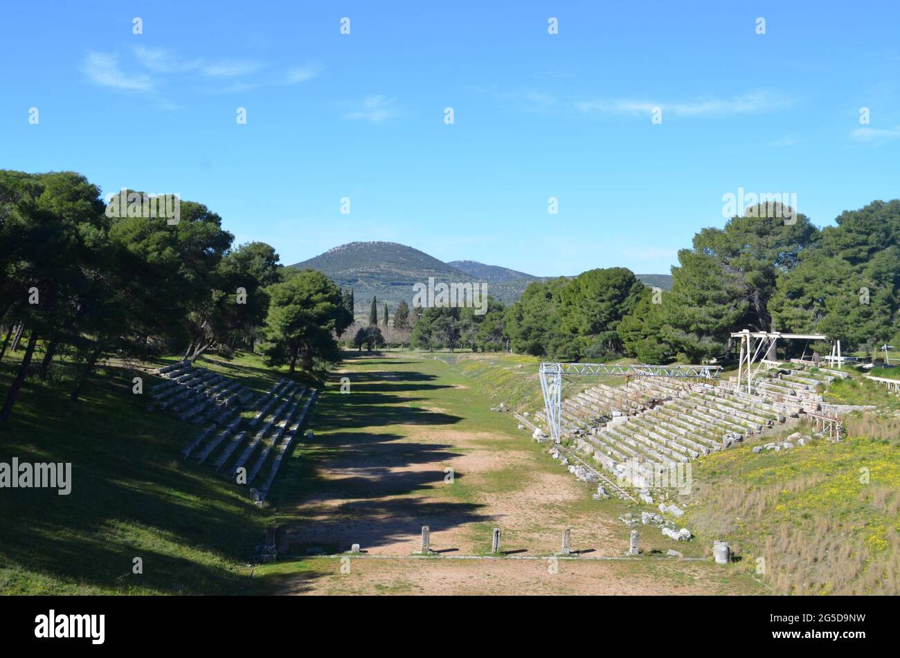 Griechische Landschaften Stockfoto