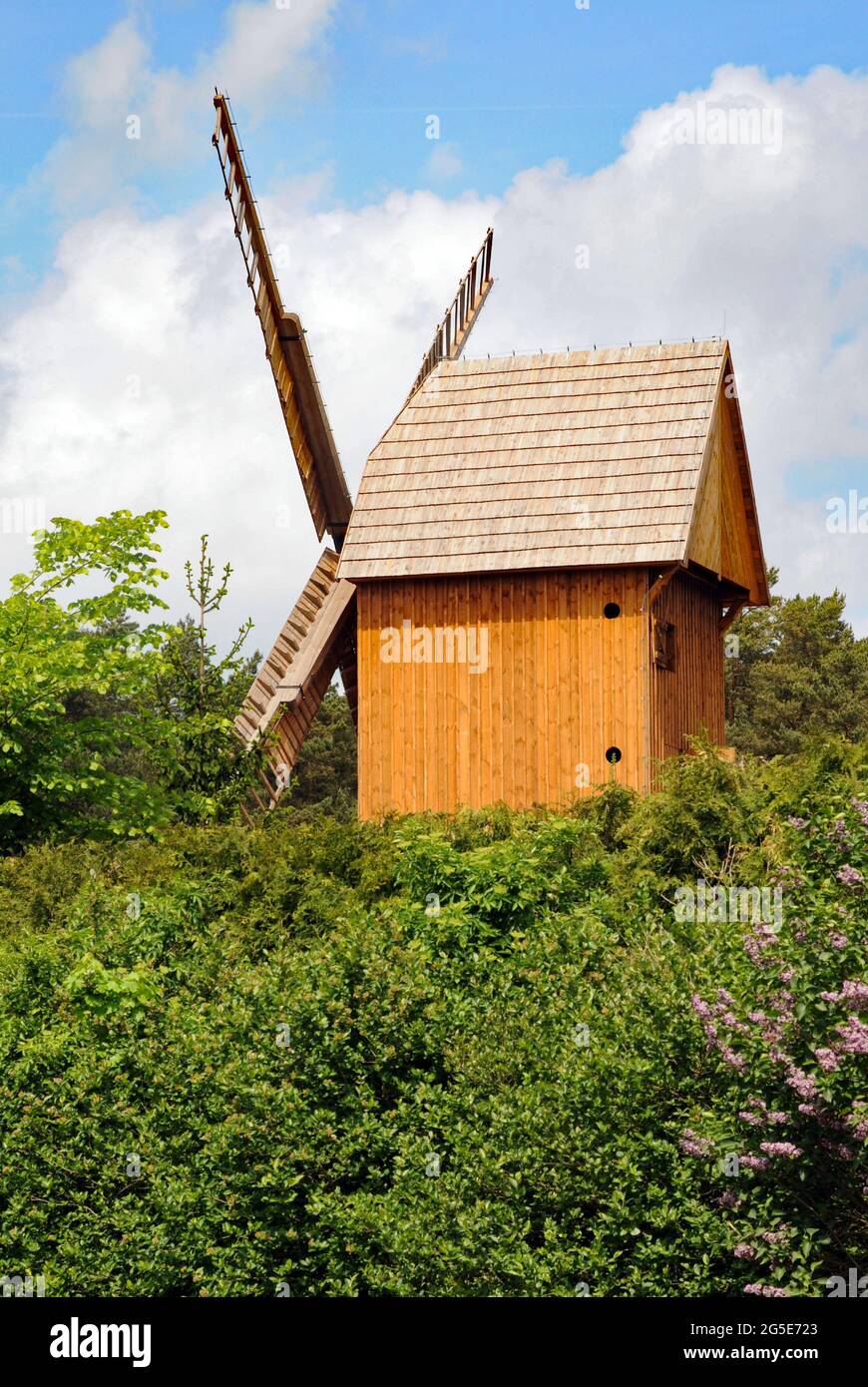 Antico mulino in Polonia Stockfoto