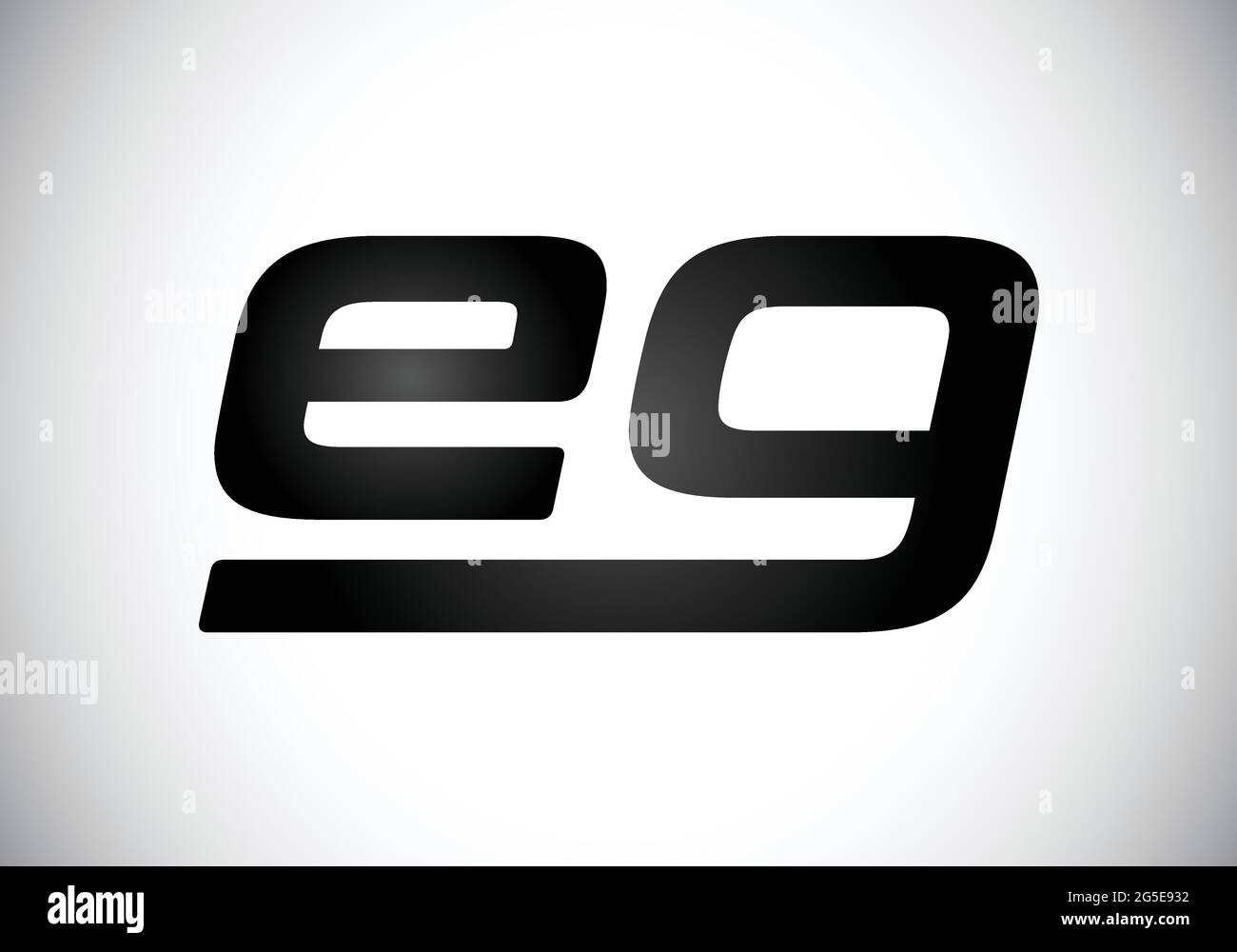 Initial E G Letter Logo mit Creative Modern Business Typography Vektorvorlage. Kreativer abstrakter Monogramm-Buchstabe E G Stock Vektor