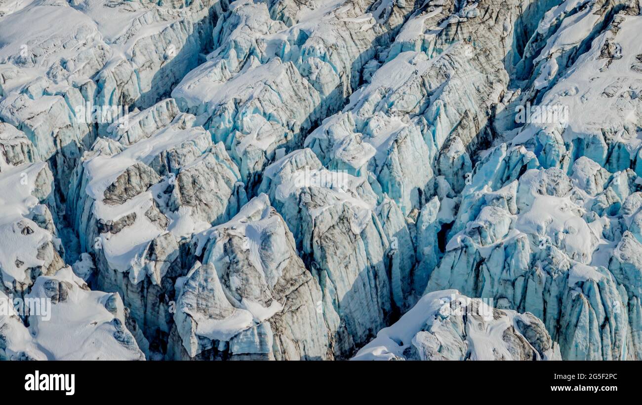 Anchorage, Alaska, USA, 20150525: Lake George i enden AV Knik-isbreen. Foto: Ørjan F. Ellingvåg Stockfoto