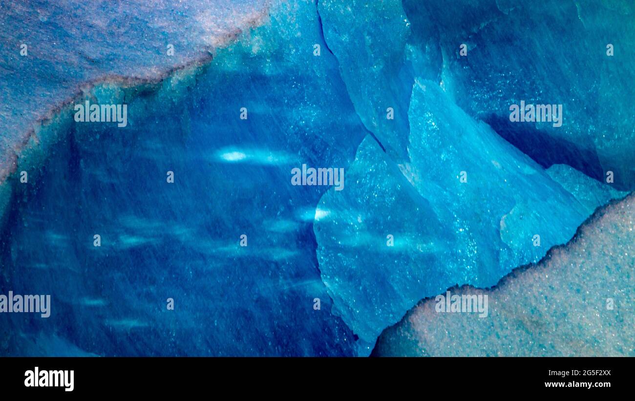 Anchorage, Alaska, USA, 20150525: Lake George i enden AV Knik-isbreen. Foto: Ørjan F. Ellingvåg Stockfoto