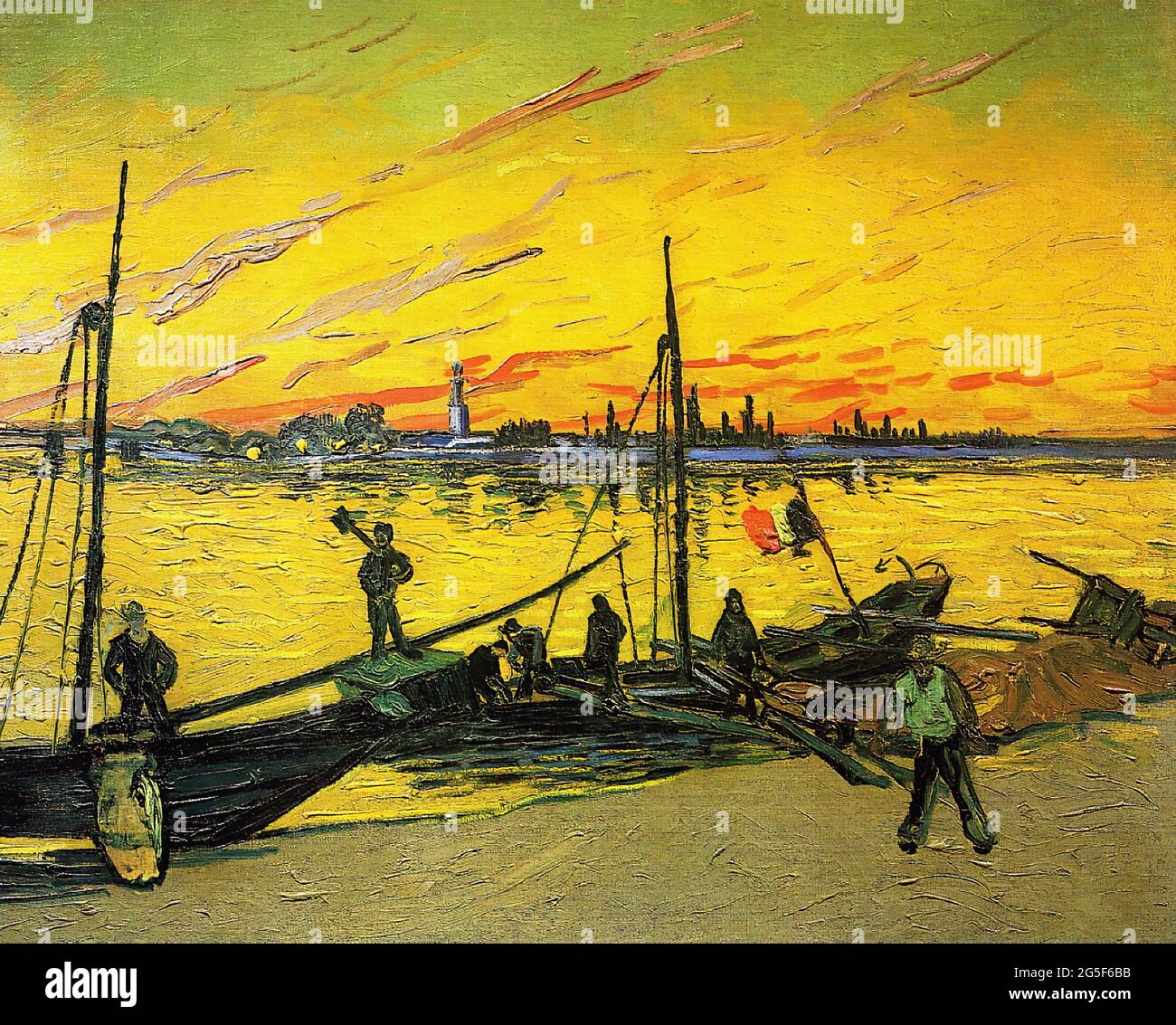 Vincent Van Gogh - Kohlehähne 1888 Stockfoto
