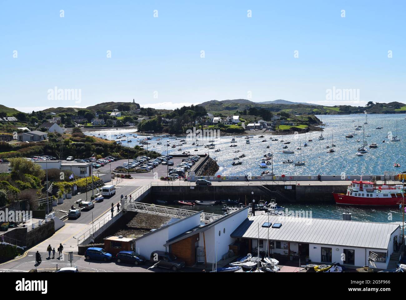 Baltimore Stadt in der Grafschaft West Cork, Irland Stockfoto