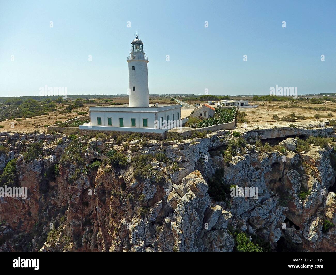 La Mola, Formentera, Balearen Stockfoto