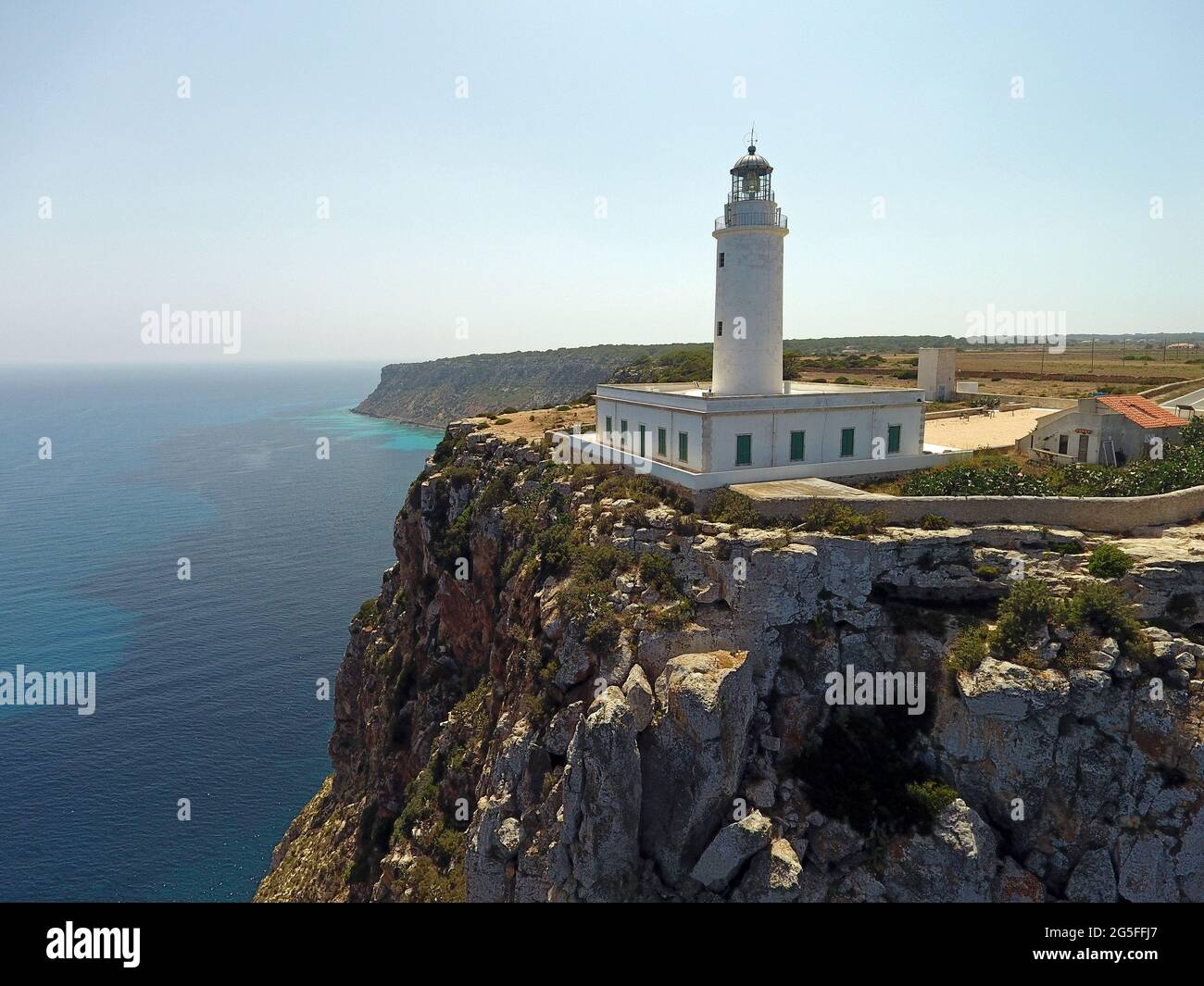 La Mola, Formentera, Balearen Stockfoto