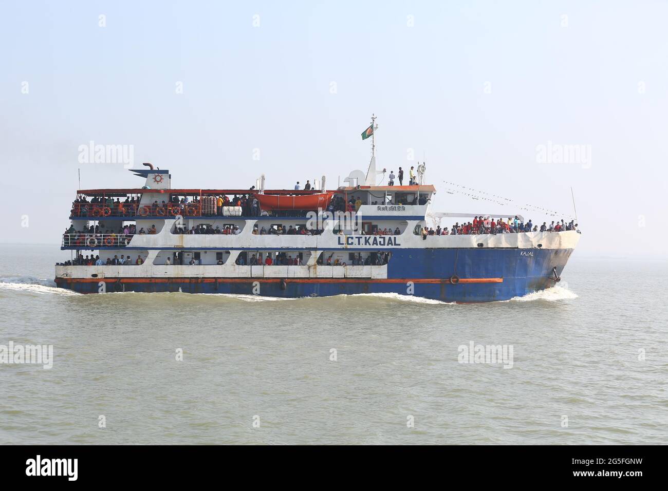 Bay Cruise, das Fotoshooting wurde von der Bangladesh Chittagong Division aufgenommen. Stockfoto
