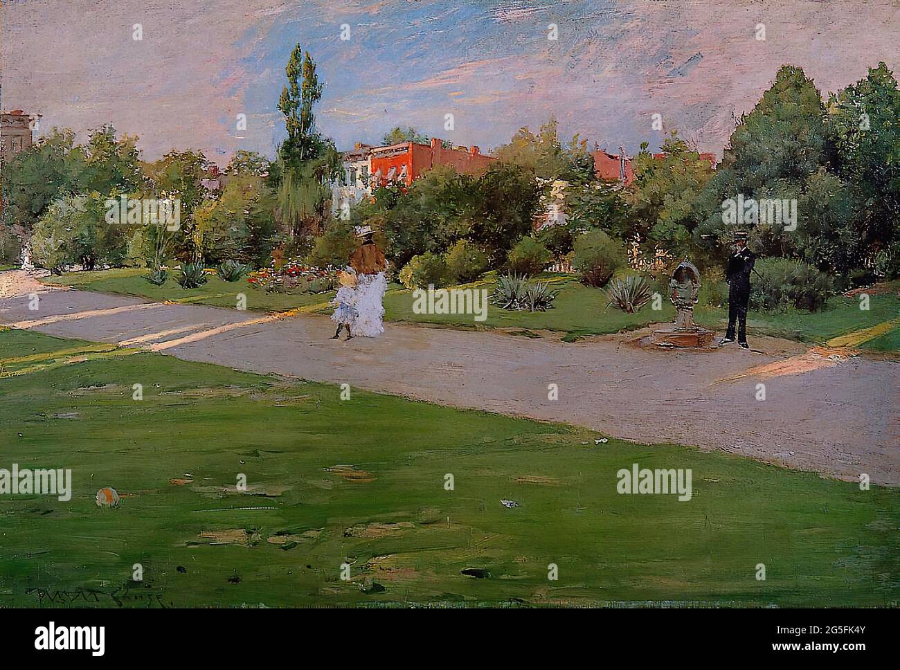 William Merritt Chase - Prospect Park Brooklyn 1 1887 Stockfoto