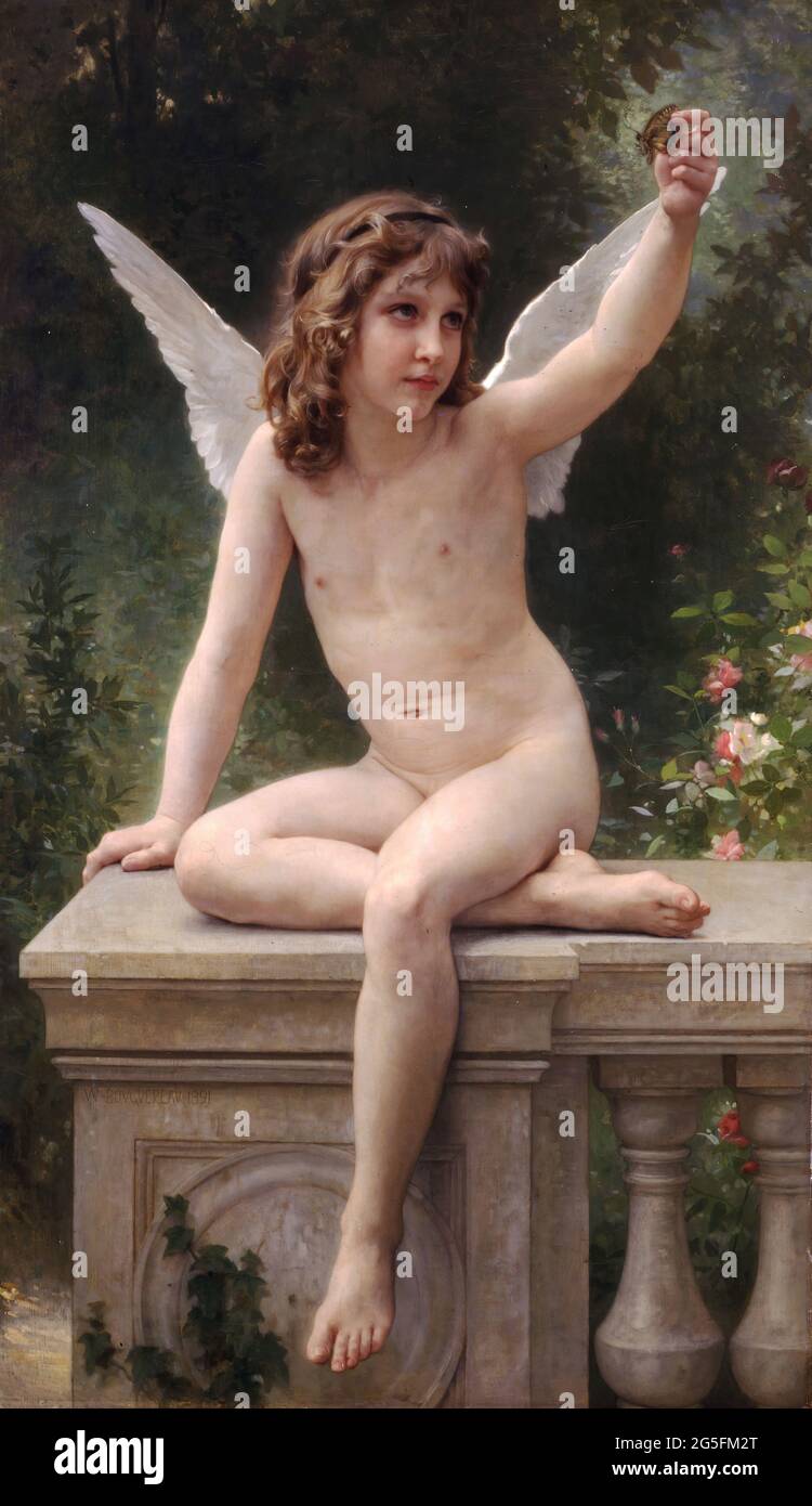 William-Adolphe Bouguereau (1825-1905) - Gefangener 1891 Stockfoto