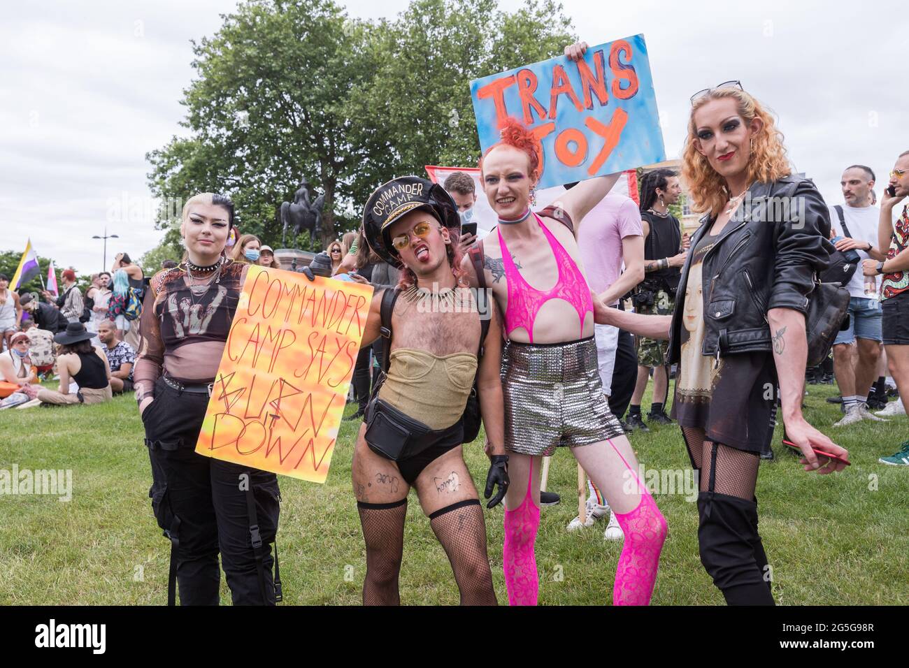 Dritte Auflage von London Trans Pride Stockfoto