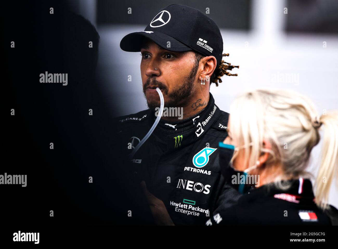 Spielberg, Österreich. Juni 2021. # 44 Lewis Hamilton (GBR, Mercedes-AMG Petronas F1 Team), F1 Grand Prix der Steiermark beim Red Bull Ring am 27. Juni 2021 in Spielberg, Österreich. (Foto von HOCH ZWEI) Quelle: dpa/Alamy Live News Stockfoto