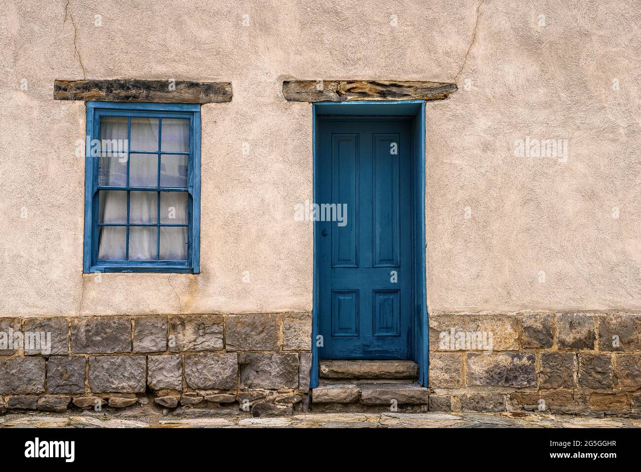Die Türen und Fenster des Südwestens der USA Stockfoto