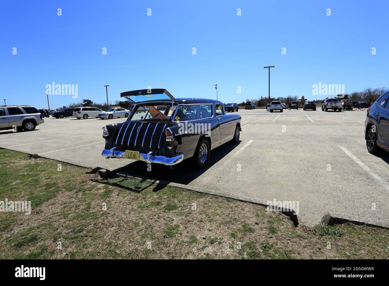 1955 Chevrolet Bel Air Nomad Kombi Long Island New York Stockfoto