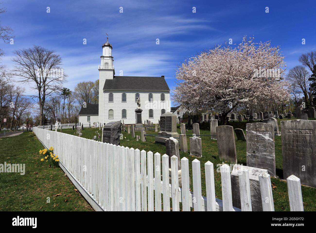 Setauket Presbyterian Church Long Island New York Stockfoto
