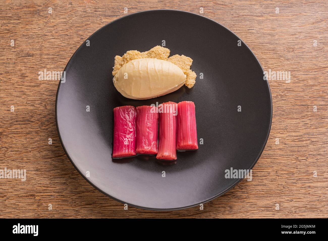 Köstliches Essen von Küchenchef Stephen Terry im Hardwick, Abergavenny, Wales. Bitte Kredit: Phillip Roberts Stockfoto