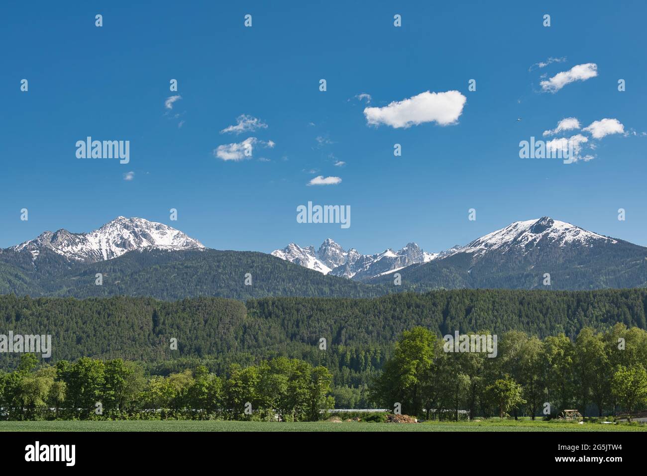 Österreich, Oesterreich, Tirol, Alpen, Seefeld, Kematen, Berge, Berg, Land, Tourismus, Stockfoto