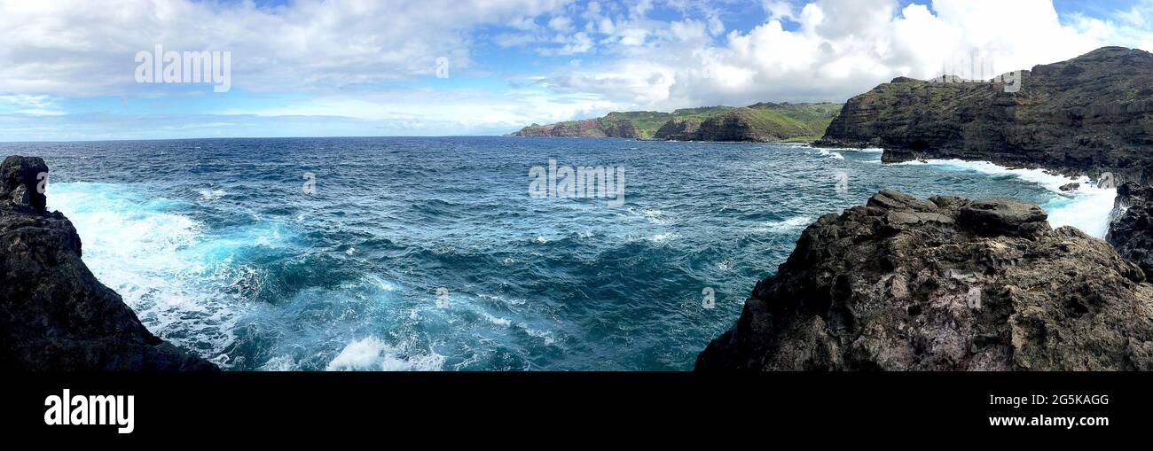 Maui Shoreline Stockfoto
