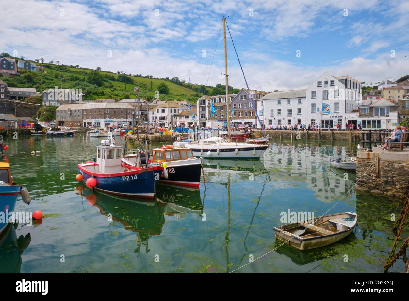Innenhafen, Mevagissey, Cornwall Stockfoto