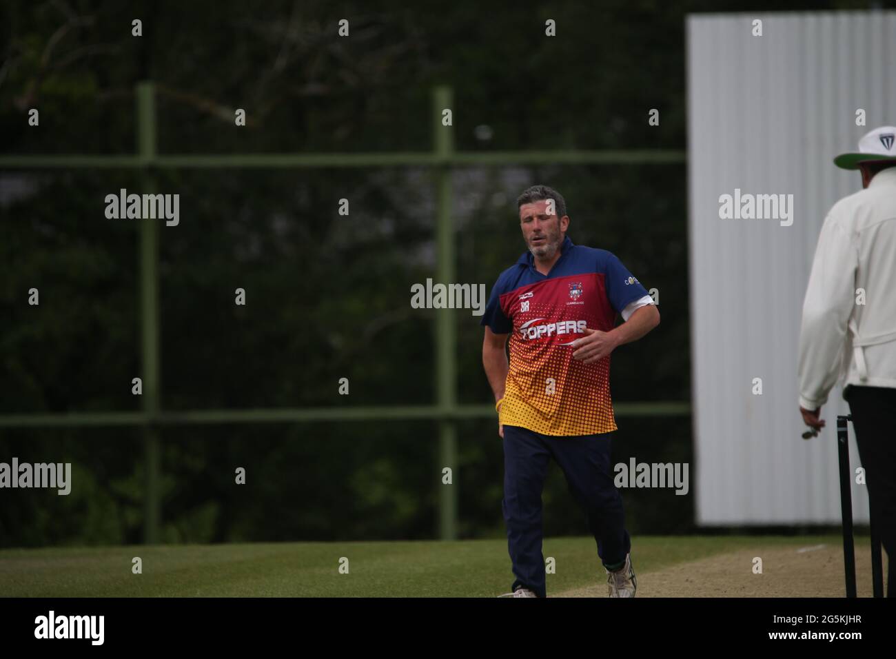 Bronwydd CC / Llanelli CC Stockfoto