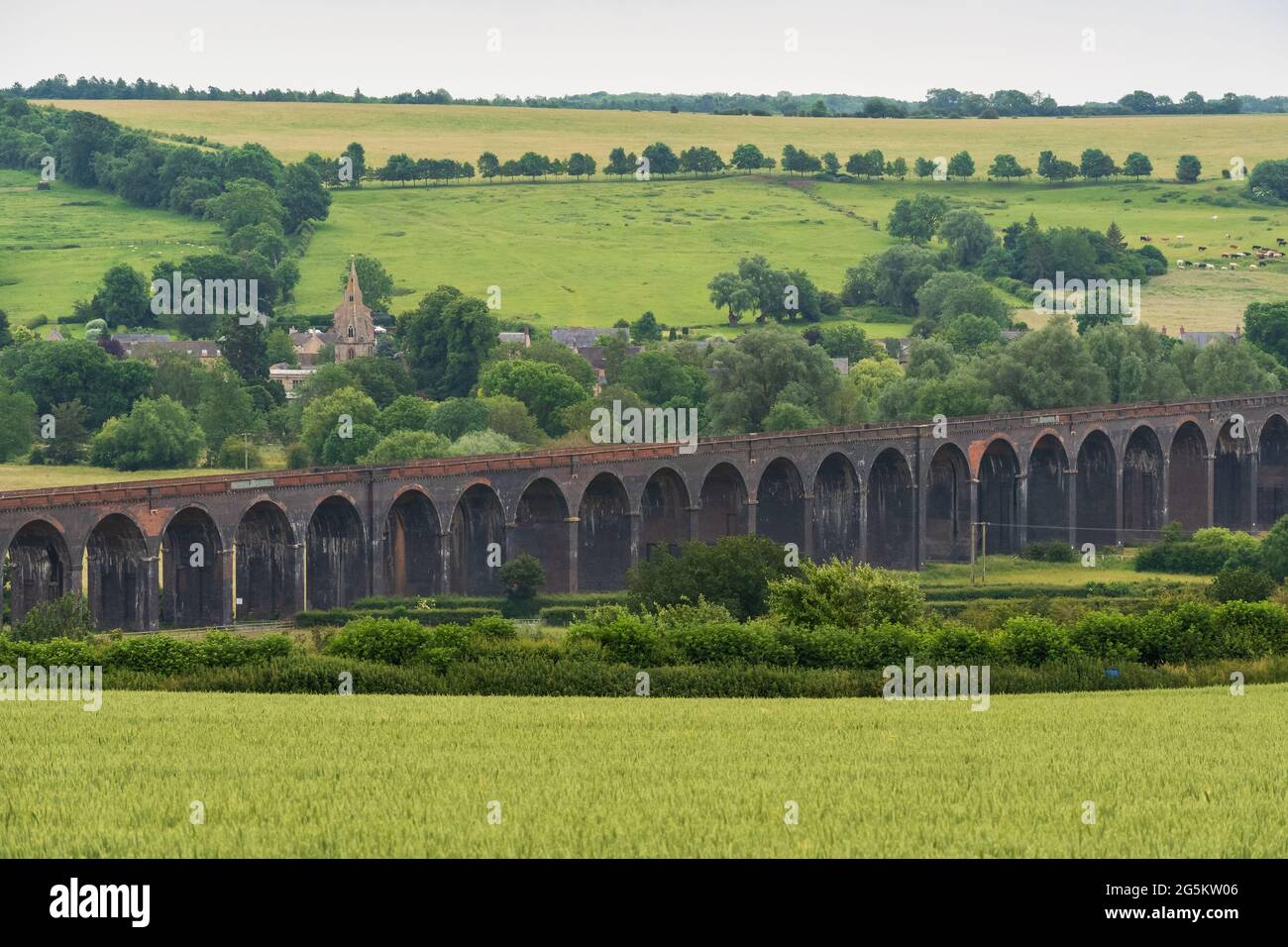 Welland Eisenbahnviadukt Stockfoto