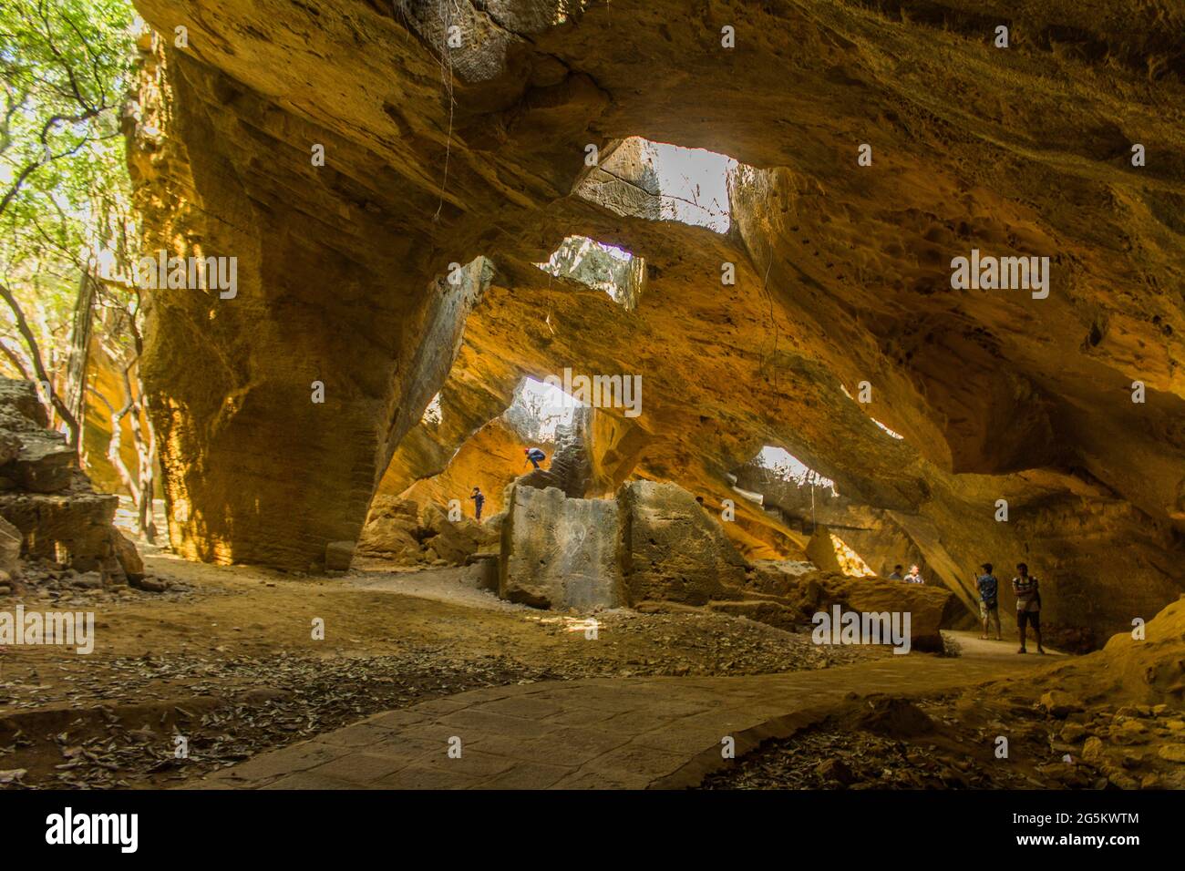 Naida Caves, Diu am Tag Stockfoto