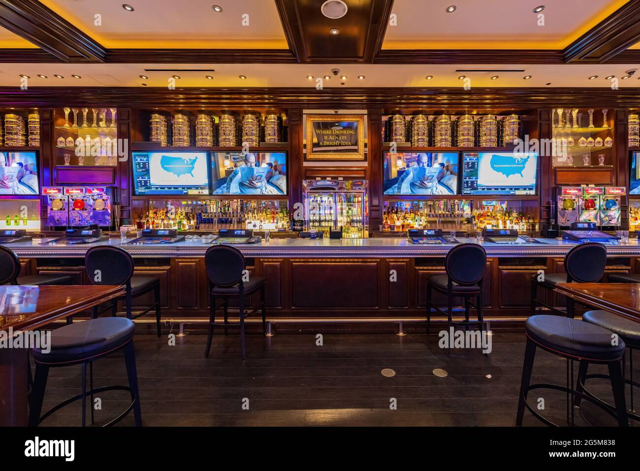 Las Vegas, 4. JUN 2021 - Innenansicht des Golden Nugget Laughlin Hotel and Casino Stockfoto