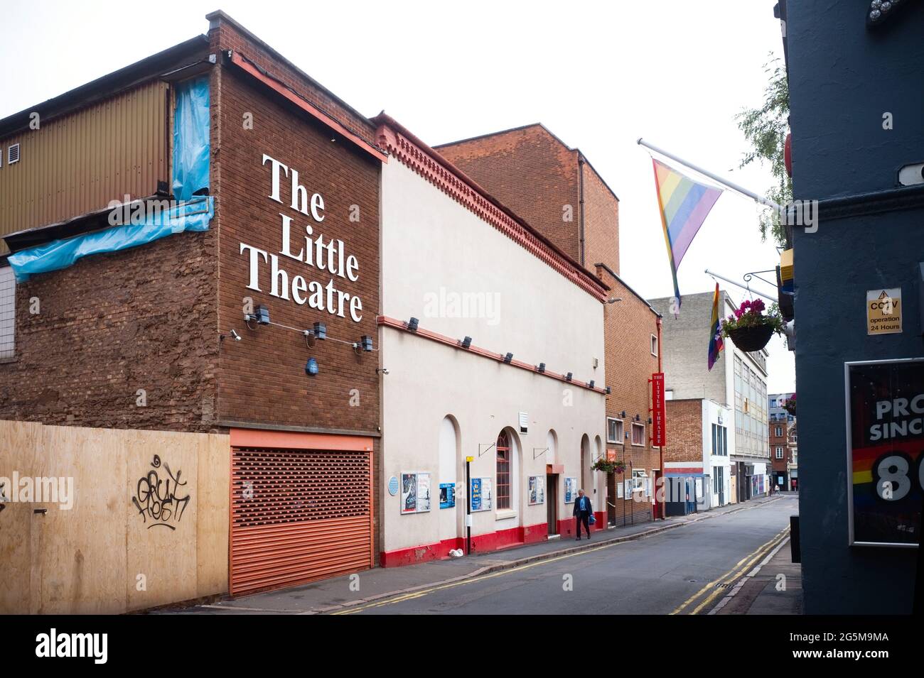 Das kleine Theater in der Dover Street, Leicester Stockfoto