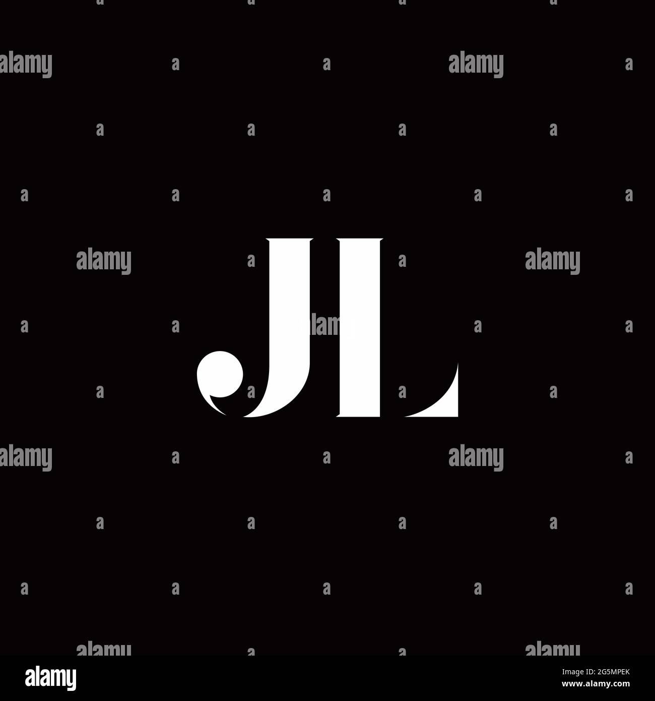 Logo Buchstabe Initial Logo Designs Vorlage mit Gold und schwarzem Hintergrund, Vektor-Symbol modern Stock Vektor