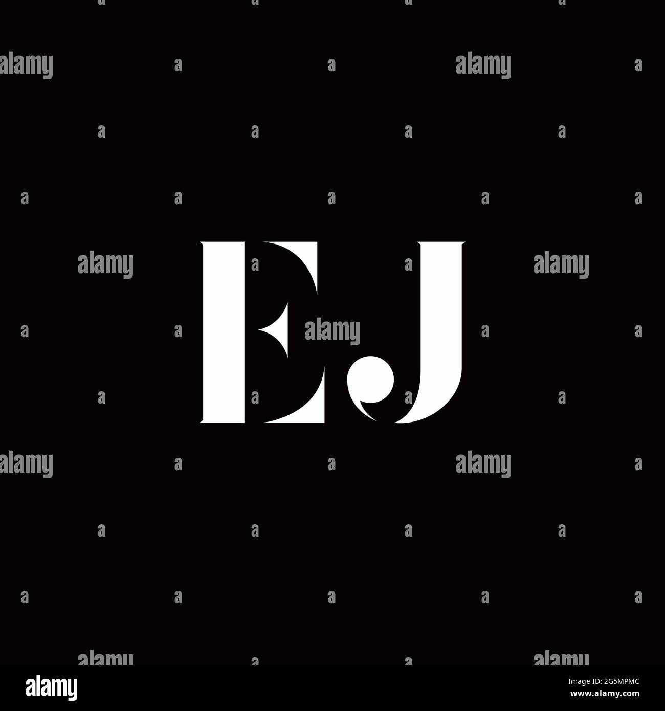 Logo Buchstabe Initial Logo Designs Vorlage mit Gold und schwarzem Hintergrund, Vektor-Symbol modern Stock Vektor