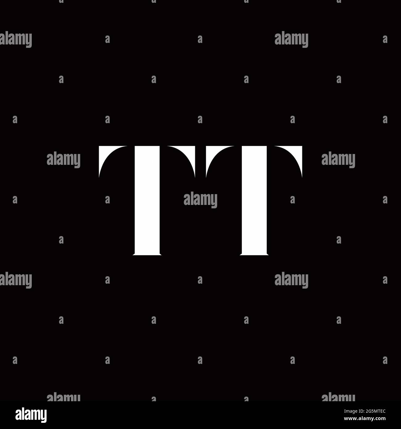 Logo Buchstabe Initial Logo Designs Vorlage mit Gold und schwarzem Hintergrund, Vektor-Symbol modern Stock Vektor