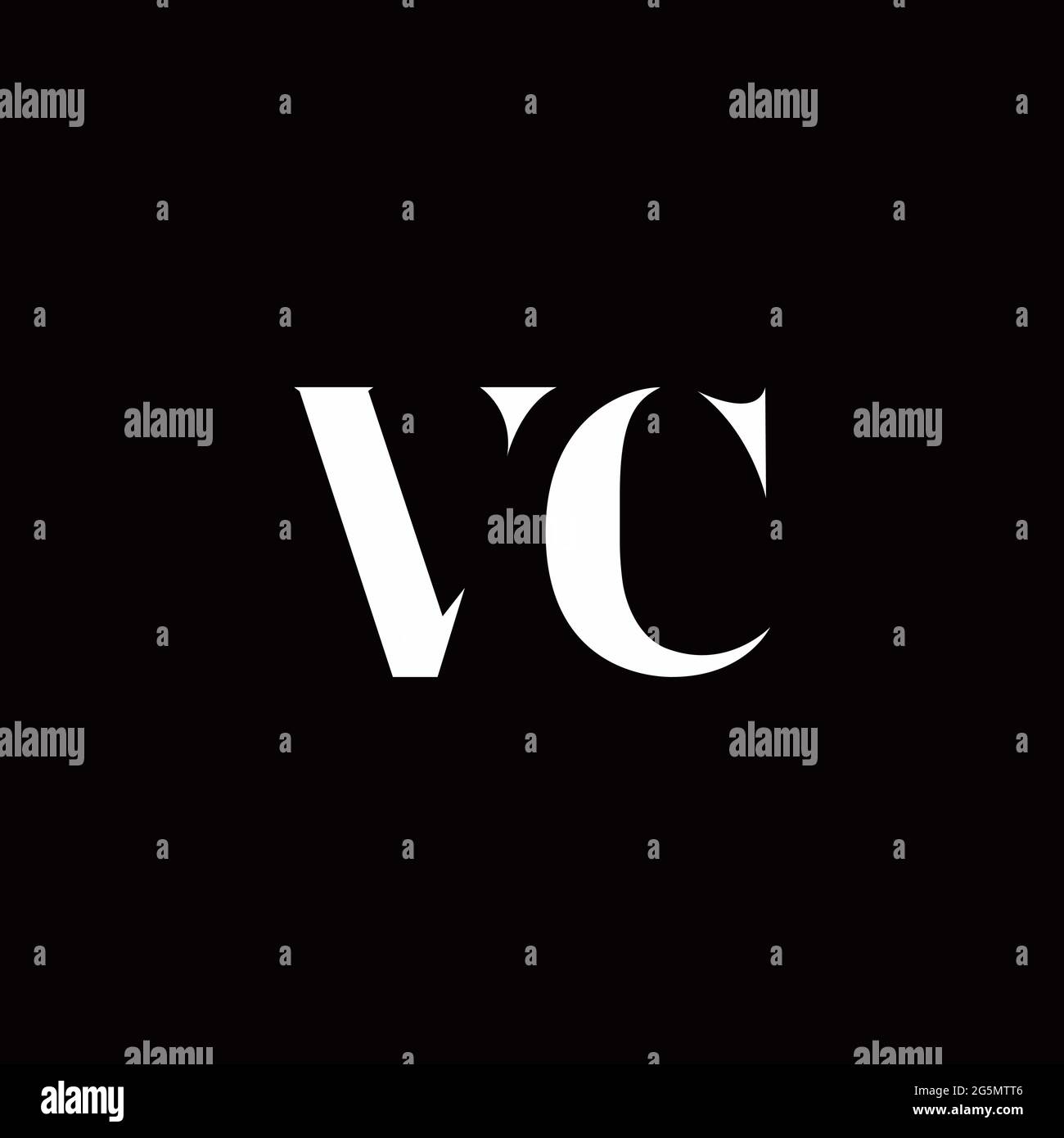 Logo Buchstabe Initial Logo Designs Vorlage mit Gold und schwarzem Hintergrund, Vektor-Symbol modern Stock Vektor