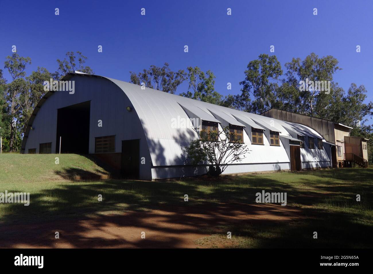 Der restaurierte zweite Weltkrieg Rocky Creek Igloo, in der Nähe von Tolga, Atherton Tablelands, Queensland, Australien. Keine PR Stockfoto